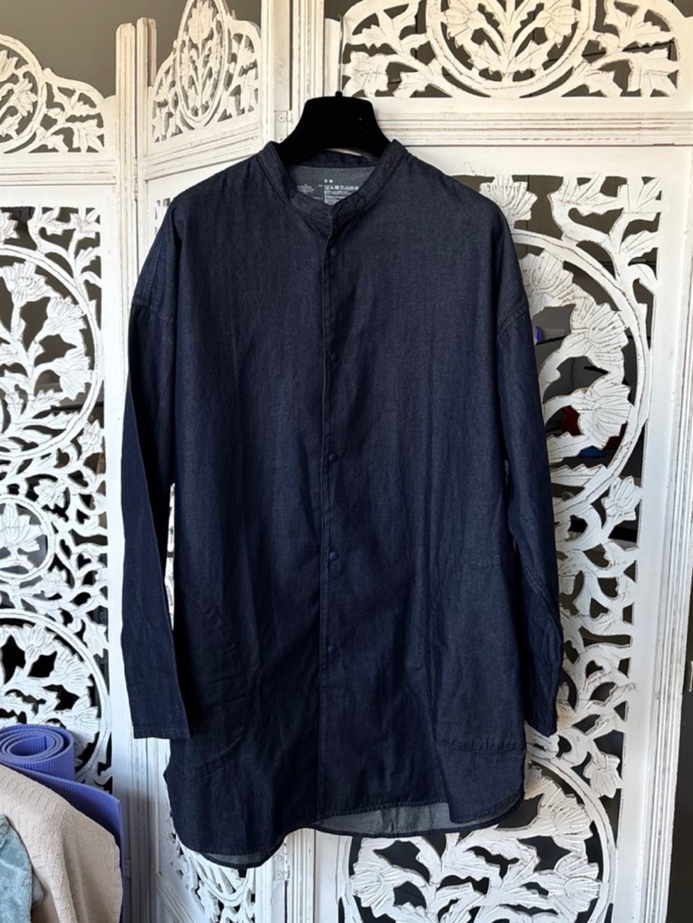 Muji Labo indigo oversized outer (unisex)